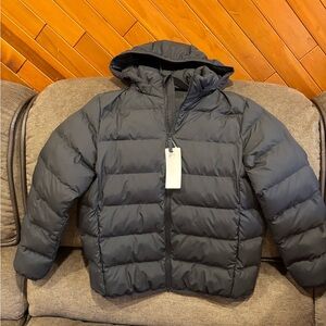 Children's Cozy Black Puffer Jacket